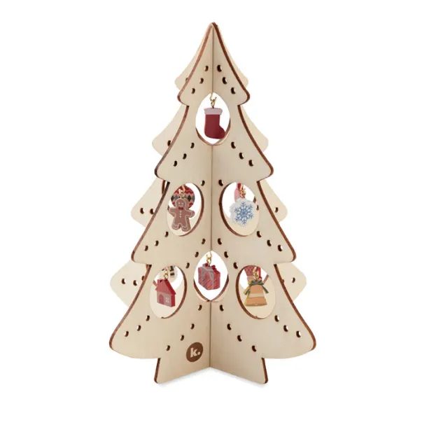 SILUETA Wooden Xmas tree decoration Wood