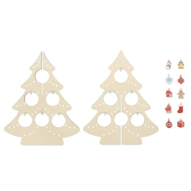 SILUETA Wooden Xmas tree decoration Wood