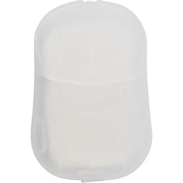  Travel soap sheets, 20 pcs white