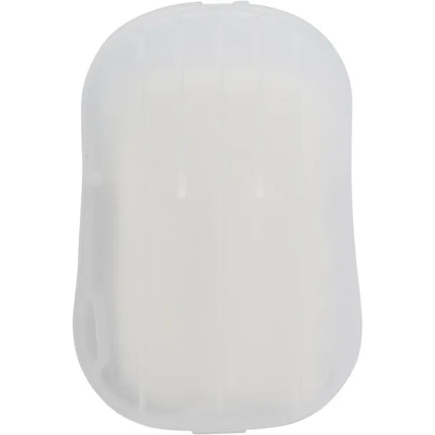  Travel soap sheets, 20 pcs white