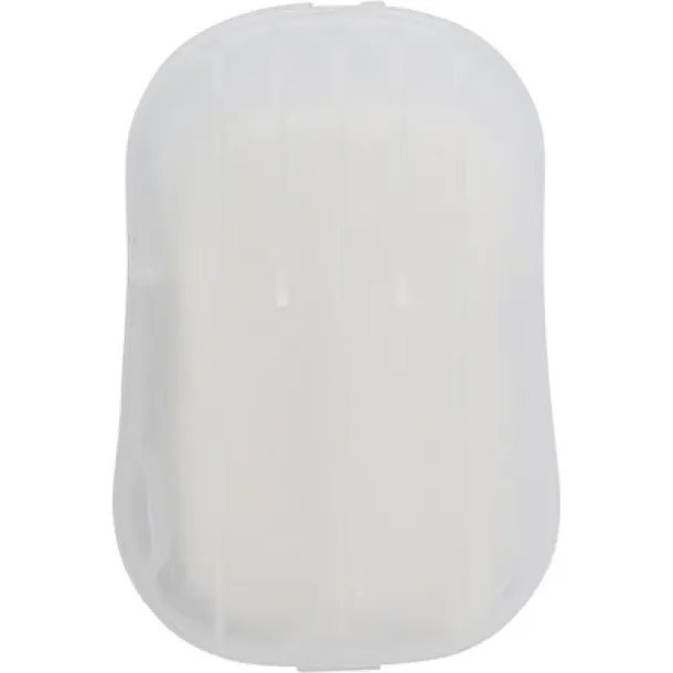  Travel soap sheets, 20 pcs white