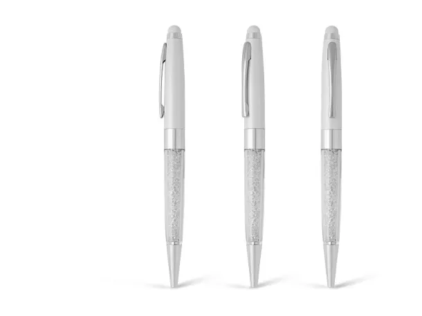 BARONESA metal ball pen in White