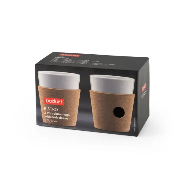 BISTRO 300 Set 2 porculanske šalice, 300 ml