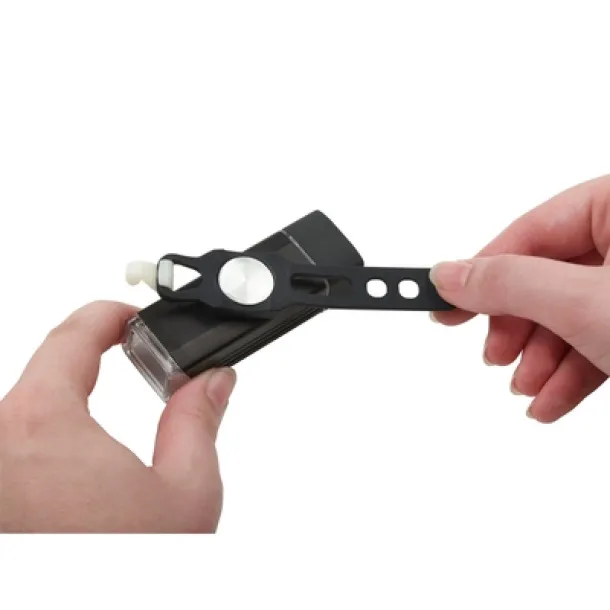  COB bicycle light Crna