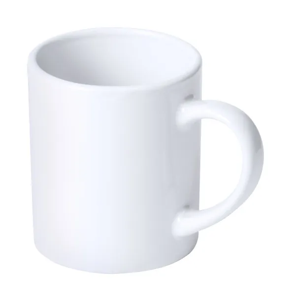 MultiColour Mini sublimacijska šalica, 200 ml Bijela