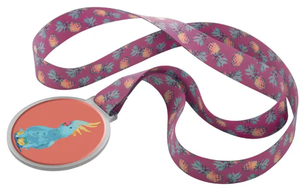 Subdal RPET personalizirana medalja Bijela