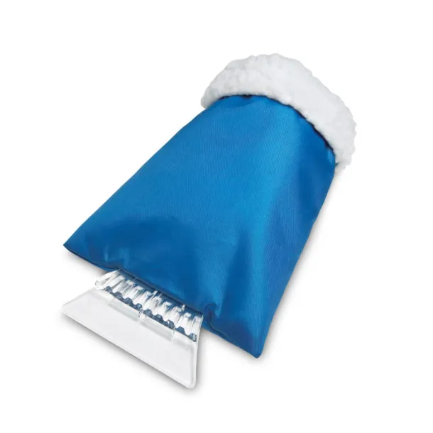 WARMIX Car ice scraper w/ mitten Blue