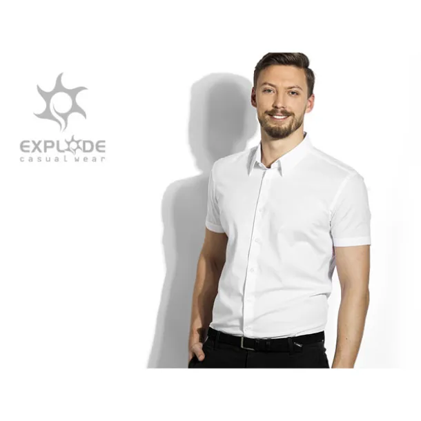 CLUB SSL MEN men’s short sleeve shirt - EXPLODE White