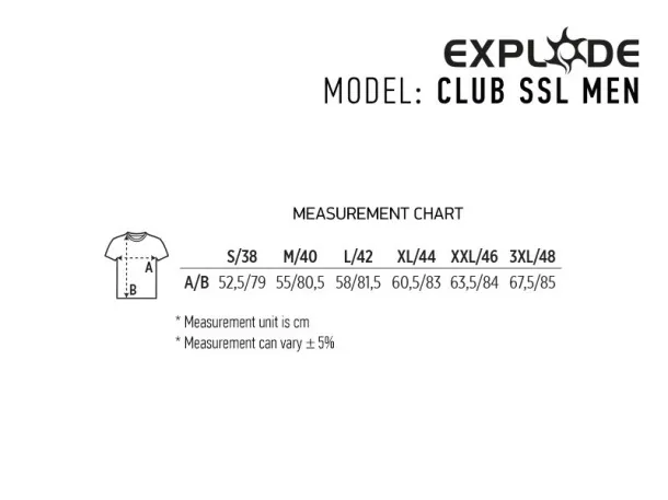 CLUB SSL MEN Muška košulja kratkih rukava - EXPLODE Bijela