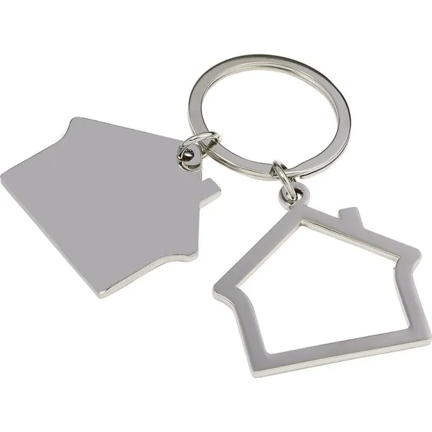  Keyring "house" silver