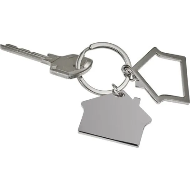  Keyring "house" silver