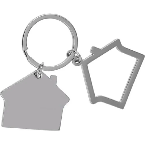  Keyring "house" silver