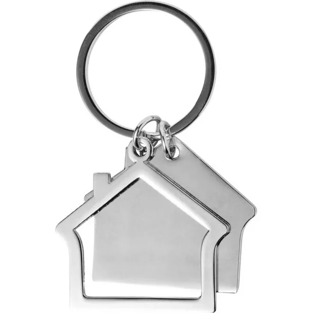  Keyring "house" silver