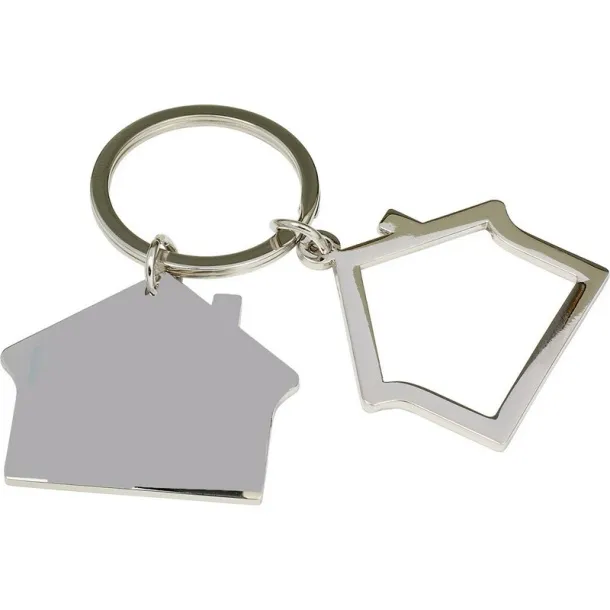  Keyring "house" silver