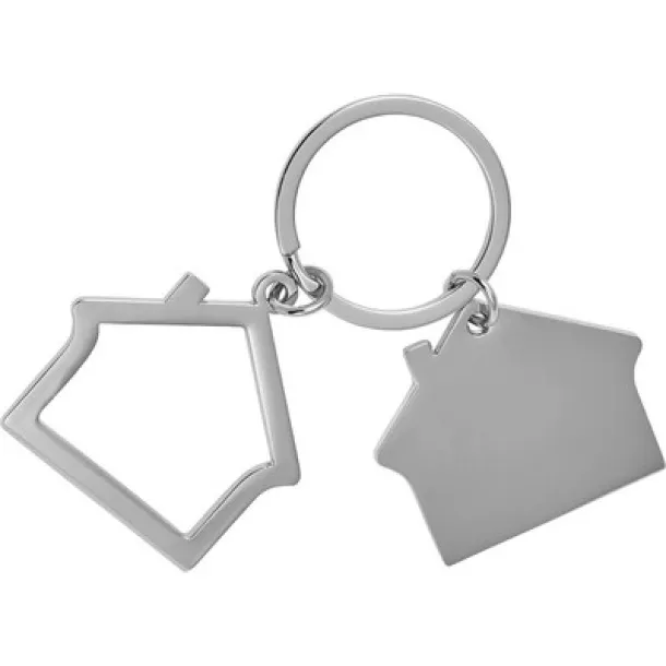  Keyring "house" silver