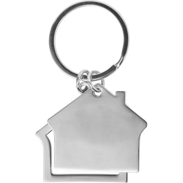  Keyring "house" silver