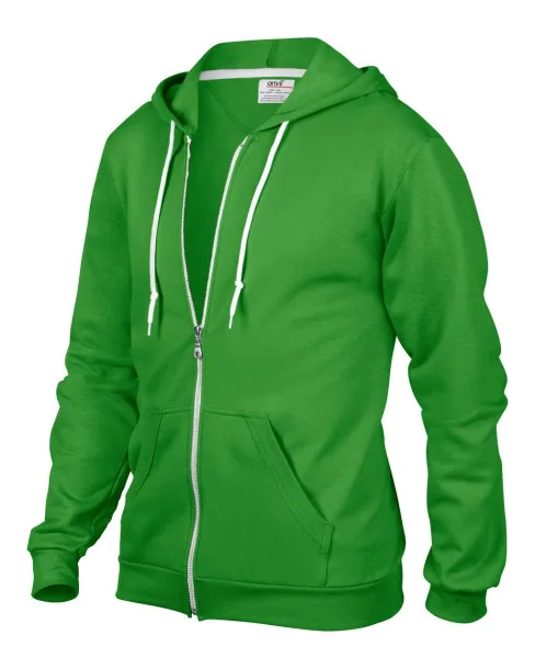  ADULT FULL-ZIP HOODED FLEECE - Anvil Green Apple