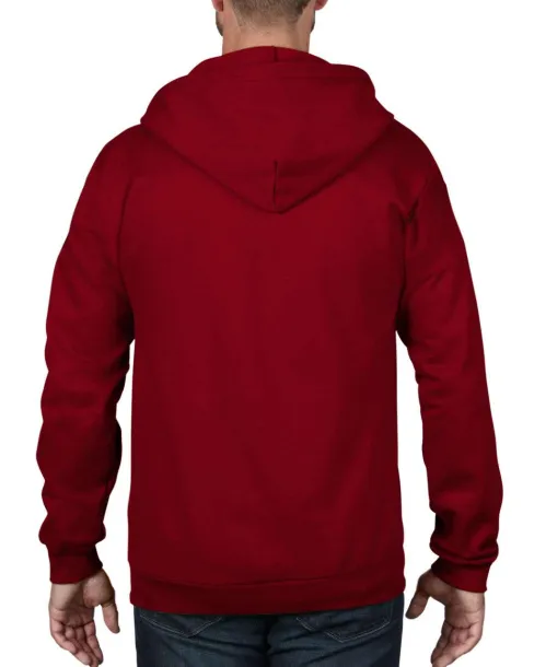  ADULT FULL-ZIP HOODED FLEECE - Anvil Independence Red