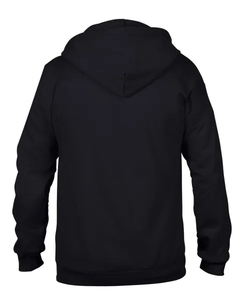  ADULT FULL-ZIP HOODED FLEECE - Anvil Black