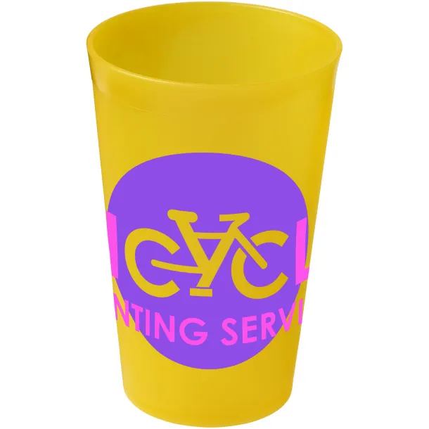 Drench plastična čaša, 300 ml - PF Manufactured Frosted yellow