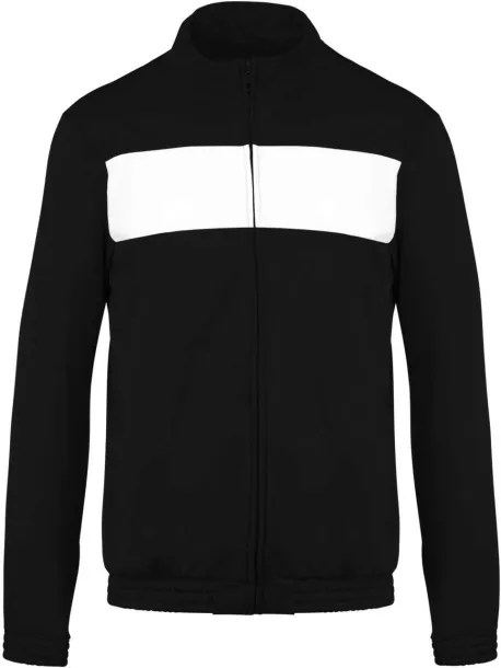  KIDS' TRACKSUIT TOP - Proact Black White