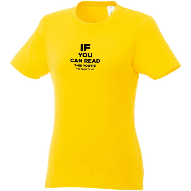 Heros short sleeve women's t-shirt - Elevate Essentials Yellow