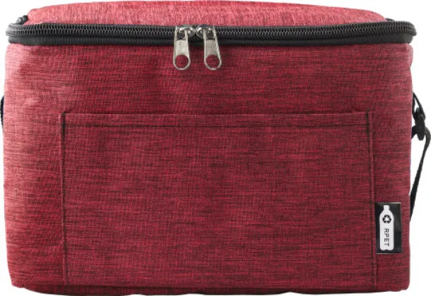 ISABELLA Polyester (600D) and rPET cooler bag red