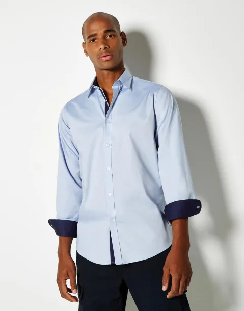  Tailored Fit Premium Contrast Oxford Shirt - Kustom Kit