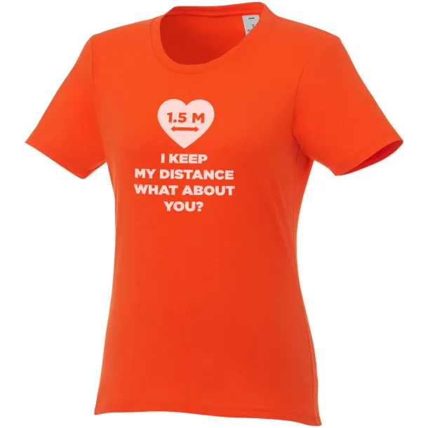 Heros short sleeve women's t-shirt - Elevate Essentials Orange