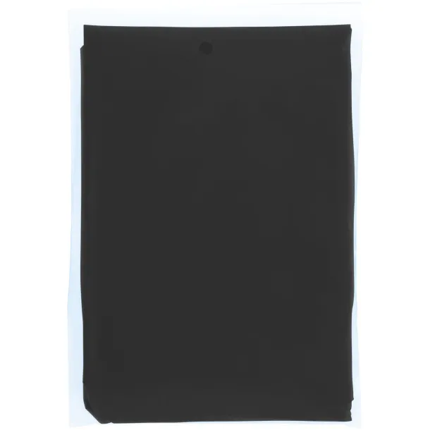 Mayan jednokratni pončo od reciklirane plastike Solid black