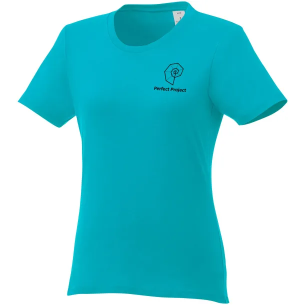 Heros short sleeve women's t-shirt - Elevate Essentials Aqua