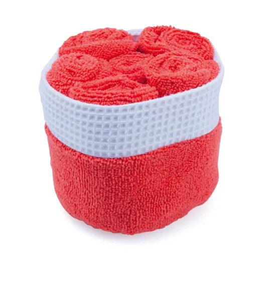Tekla towel set Red