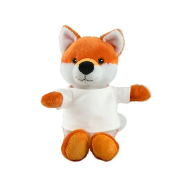 Sneeky RPET plush fox orange