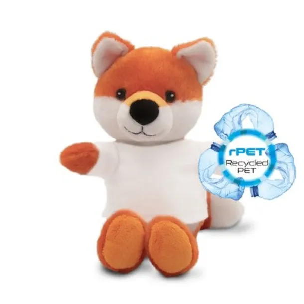 Sneeky RPET plush fox orange