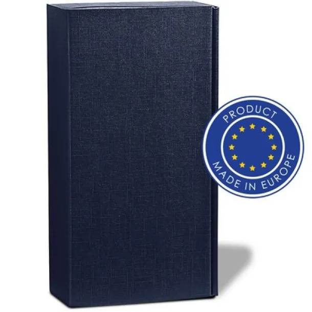  Ekskluzivna kutija za vino, 2 odjeljka Mornarski plava