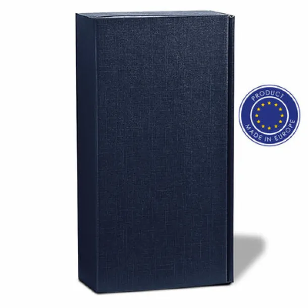  Ekskluzivna kutija za vino, 2 odjeljka Mornarski plava