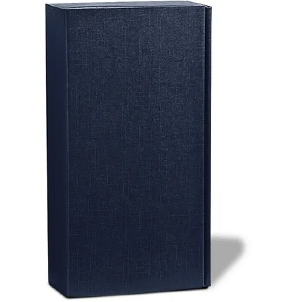  Ekskluzivna kutija za vino, 2 odjeljka Mornarski plava