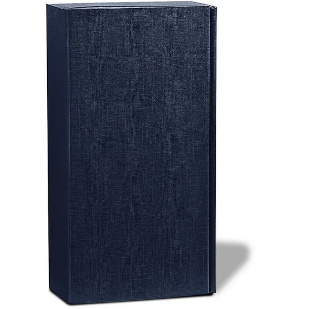  Ekskluzivna kutija za vino, 2 odjeljka Mornarski plava