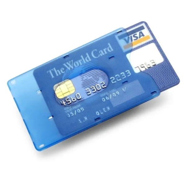  Credit card holder Plava