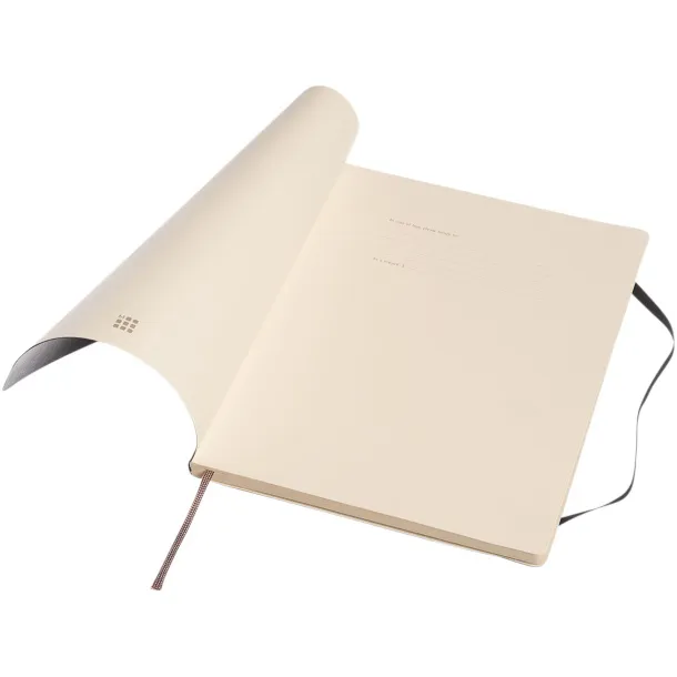 Moleskine Pro notebook XL soft cover - Moleskine Solid black