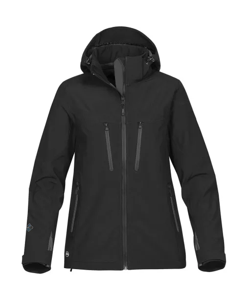  Ženska softshell jakna - Stormtech Crna Carbon