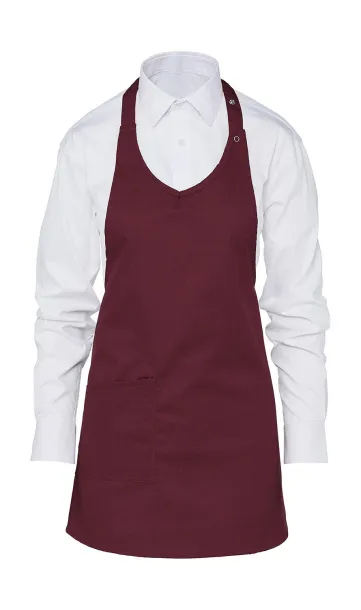  Bern Women’s Bib Apron - SG Accessories - BISTRO (Ex JASSZ Bistro) Burgundy