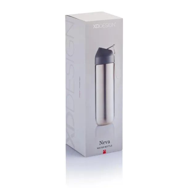  Neva water bottle metal 500ml Cool Grey 7 Anthracite