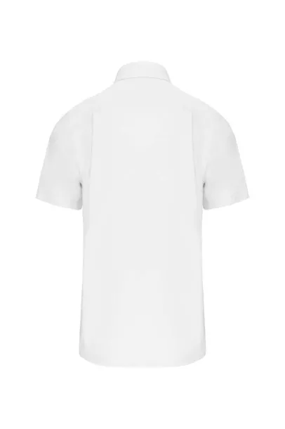  MEN'S SHORT-SLEEVED COTTON POPLIN SHIRT - Kariban White