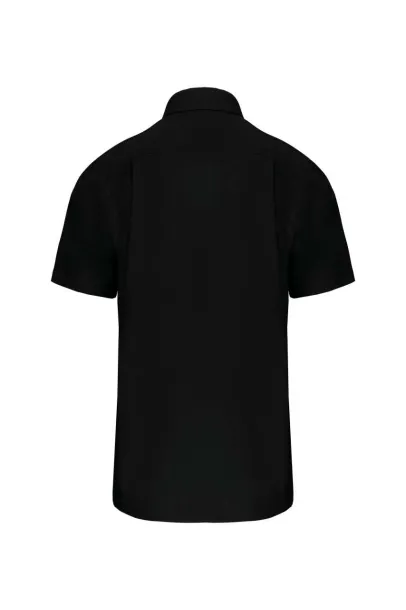  MEN'S SHORT-SLEEVED COTTON POPLIN SHIRT - Kariban Black