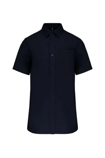  MEN'S SHORT-SLEEVED COTTON POPLIN SHIRT - Kariban Navy