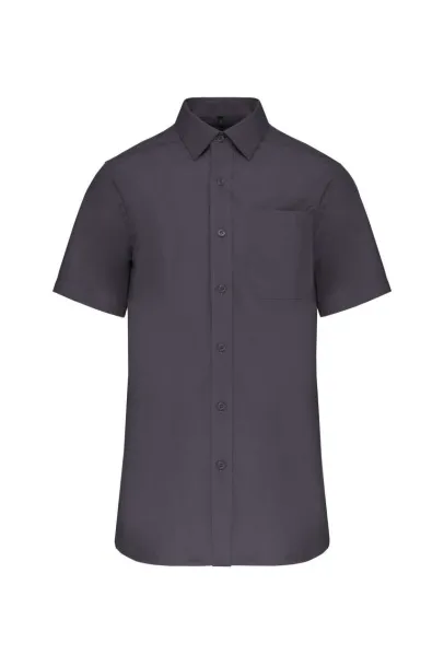  MEN'S SHORT-SLEEVED COTTON POPLIN SHIRT - Kariban Cink