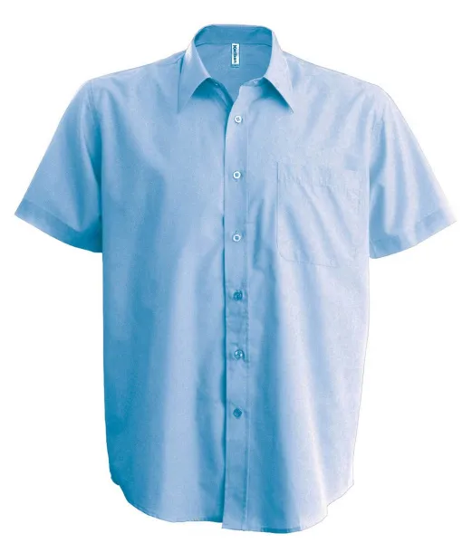  MEN'S SHORT-SLEEVED COTTON POPLIN SHIRT - Kariban Bright Sky