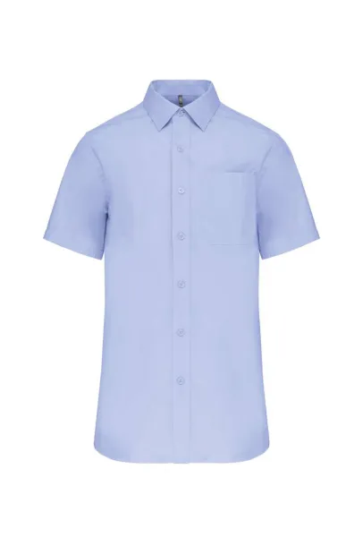  MEN'S SHORT-SLEEVED COTTON POPLIN SHIRT - Kariban Bright Sky