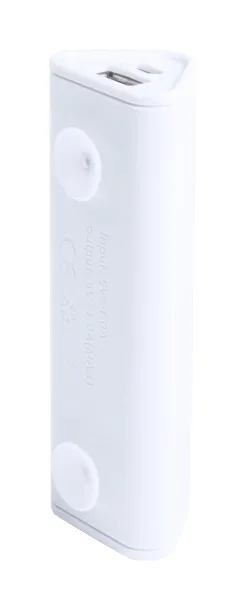 Ventur USB prijenosna baterija, 2 200 mAh Bijela